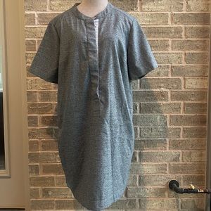 Banana Republic Grey Shirt Dress